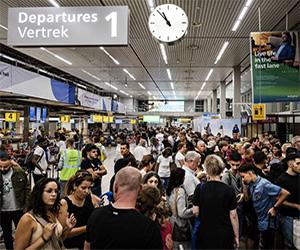 今後も混雑が予想されるスキポール空港