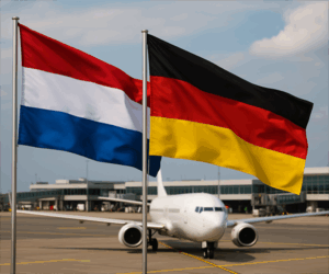 オランダの航空税引き上げでEU域内で最も高い空に。国境越えフライト、ドイツの空港利用の急増。