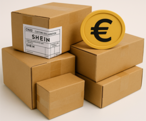 オランダが来年1月からEU域外から届く150ユーロ以下の通販荷物に対して新たに手数料を導入へ。Sheinなどの増え続ける中国系通販への対策。